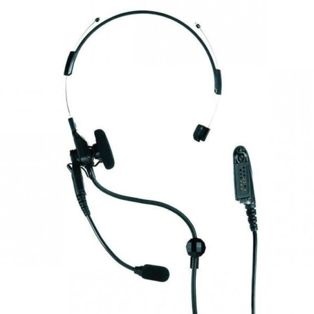 Lightweight Headset with Boom Mic for Two-way Radios