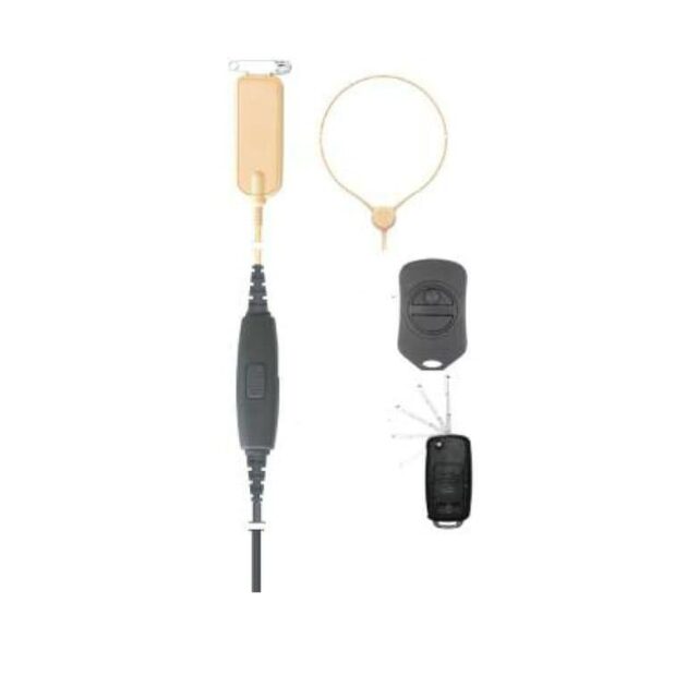 Covert Neck Loop with Wireless PTT for Two-way Radios