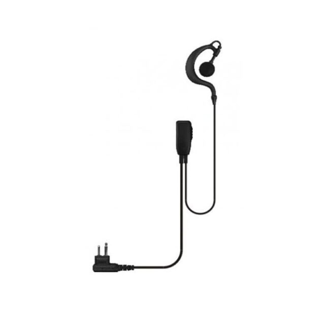 G Shape Earpiece with PTT for Two-way Radios